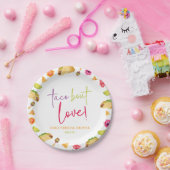 Taco Bout Liebe! Fiesta Brautparty Pappteller (Party)