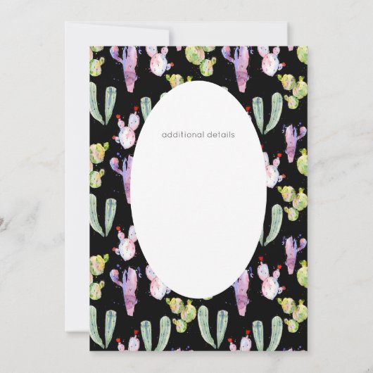 Taco Bout Liebe FIESTA ENGAGEMENT PARTEI Kacti (Rückseite)