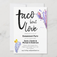 Taco Bout Liebe FIESTA ENGAGEMENT PARTEI Kacti