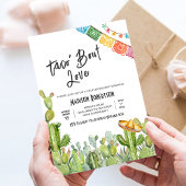 Taco 'Bout Liebe Fiesta Paare Dusche Einladung