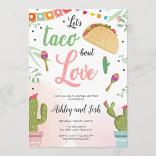Taco Bout Liebe Fiesta Paare Dusche Einladung Kakt