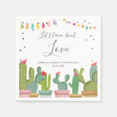 Taco Bout Liebe Fiesta Paare Dusche Napkins Serviette (Vorderseite)
