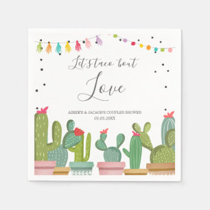 Taco Bout Liebe Fiesta Paare Dusche Napkins Serviette