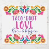 Taco Bout Liebe Fiesta Party Paare Dusche Bier Bo Bierflaschenetikett (Einzelnes Label)