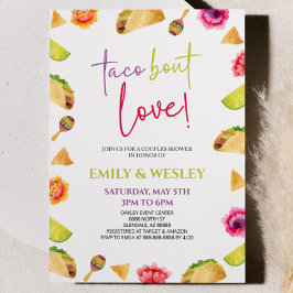 Taco Bout Liebe! Fiesta Wedding Couples Dusche Einladung