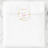 Taco Bout Liebe! Fiesta Wedding Couples Dusche Runder Aufkleber (Tasche)