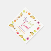 Taco Bout Liebe! Fiesta Wedding Couples Dusche Serviette (Ecke)