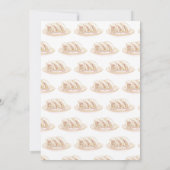 Taco Bout Liebe Floral Brautparty Fiesta Einladung (Rückseite)