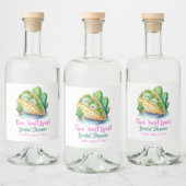 Taco 'Bout Liebe! Letztes Party Brautparty Alkoholflaschenetikett (Flaschen)