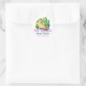 Taco 'Bout Liebe! Letztes Party Brautparty Runder Aufkleber (Tasche)
