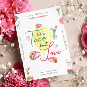 Taco Bout Liebe Mexican Fiesta Brautparty Einladung