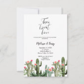 Taco 'bout Liebe Mexican Fiesta Couples Dusche Einladung (Vorderseite)