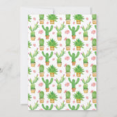 Taco Bout Liebe Mexican Fiesta Pink Couples Dusche Einladung (Rückseite)