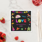 Taco Bout Liebe Mexican Fiesta Streifen Serviette (Beispiel)