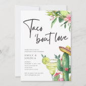 Taco-Bout-Liebe mexikanische Engagement-Partei Einladung (Vorderseite)
