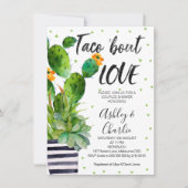 Taco Bout Liebe Paare Dusche Einladung (Vorderseite)