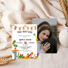 Taco 'Bout Liebe Paare Duschkabine Einladung