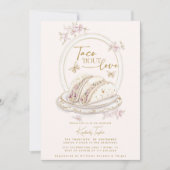 Taco Bout Liebe Rosa Brautparty Fiesta Einladung (Vorderseite)