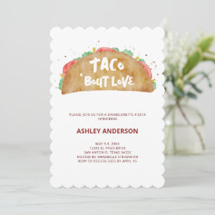 Taco 'Bout Liebe Wedding Bachelorette Fiesta Einladung
