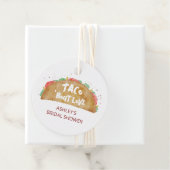 Taco 'Bout Liebe Wedding Brautparty Fiesta Geschenkanhänger (Beispiel)
