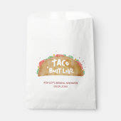 Taco 'Bout Liebe Wedding Brautparty Fiesta Geschenktütchen (Vorderseite)