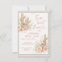 Taco Bout Love Brautjungfernparty Blush Kaktus