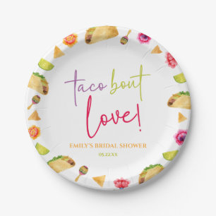 Taco Bout Love! Fiesta Brautparty Pappteller
