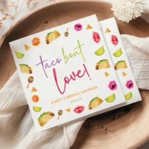 Taco Bout Love! Fiesta Junggesellinnenabschied Serviette
