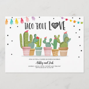 Taco Bout Love Fiesta Paare Spritz Cactus Einladung