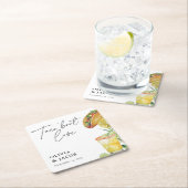 Taco bout Love Mexican Couples Shower Rechteckiger Pappuntersetzer (Vor Ort)