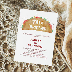 Taco 'Bout Love Paare Hochzeitsdusche Fiesta Einladung