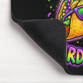 Taco Bout Mardi Gras Fat Tuesday Funny Mexican Foo Mousepad (Ecke)
