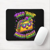 Taco Bout Mardi Gras Fat Tuesday Funny Mexican Foo Mousepad (Mit Mouse)