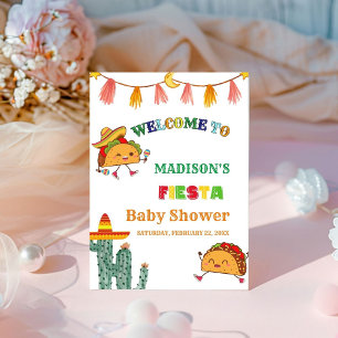 Taco Bout Mexikos Baby Dusche Begrüßungszeichen Sockelschild