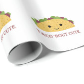 Taco Bout Niedlich Kawaii Taco Geschenkpapier (Rolleneckpunkt)