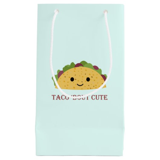 Taco Bout Niedlich Kawaii Taco Kleine Geschenktüte (Vorderseite)