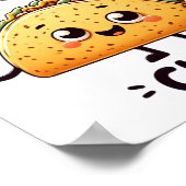 Taco Bout Niedlicher digitaler Download Poster (Ecke)