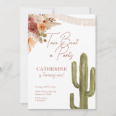 Taco 'Bout Party Fiesta Cactus Einladung (Vorderseite)