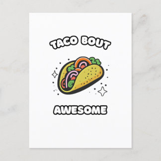 TACO BOUT PHANTASTISCH POSTKARTE