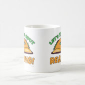 Taco Bout Reading Funny Cartoon Book Character Kaffeetasse (Mittel)