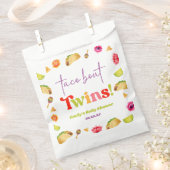 Taco Bout Twins! Fiesta Baby Shower Geschenktütchen (Ausgeschnitten)