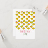 Taco Bowls Geburtstagsparty Karte (Vorderseite/Rückseite Beispiel)