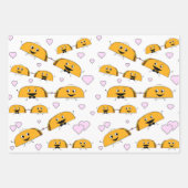 Taco Braut- und Hochzeitsblätter Geschenkpapier Set (Vorderseite 3)