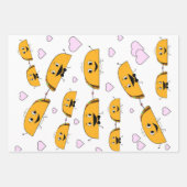Taco Braut- und Hochzeitsblätter Geschenkpapier Set (Vorderseite 2)