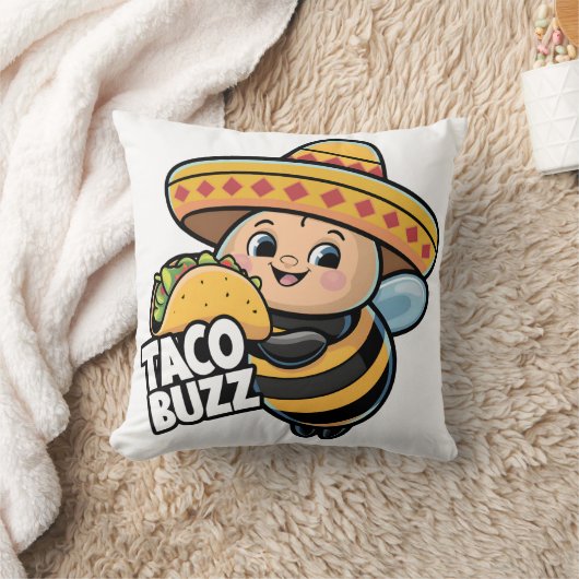 Taco Buzz Bumble Bee Kissen (Decke)