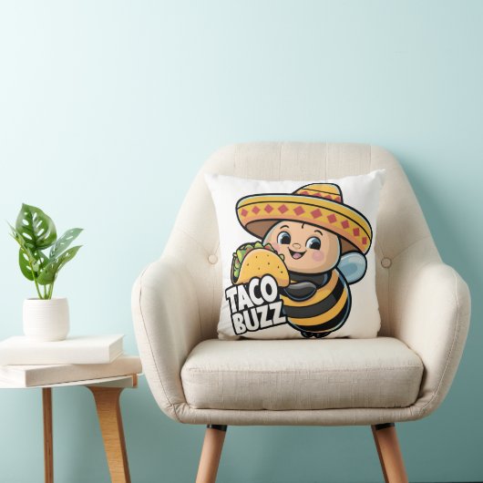 Taco Buzz Bumble Bee Kissen (Stuhl )