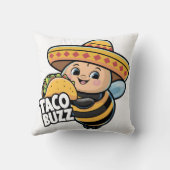 Taco Buzz Bumble Bee Kissen (Rückseite)