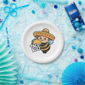 Taco Buzz Bumble Bee Pappteller (Party)