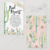 Taco Cactus Fiesta Themenbuchanfrage Visitenkarte (Vorne/Hinten)