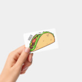 Taco-Cartoon-Abbildung Ausweis (Handheld)